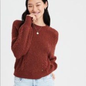 AEO Cable Knit Pullover